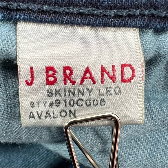 J Brand Avalon Skinny Rough Hem Jeans Size 27 Women’s - Picture 5 of 7